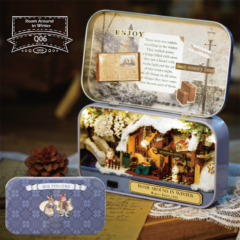 PUUZZLE 1: 24 DIY Dollhouse Kit(Box theater )