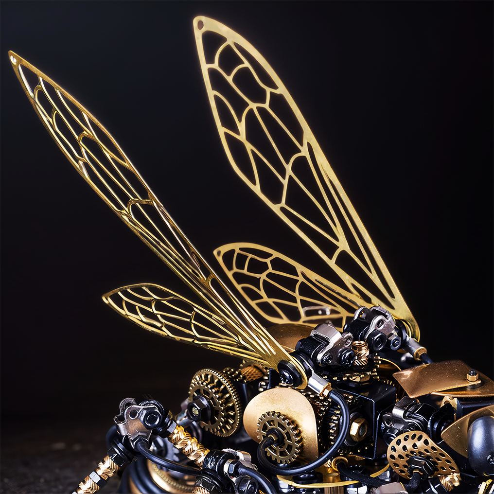 DIY 3D Wasp Insects Metal Model Puzzles Building Block Set Toys