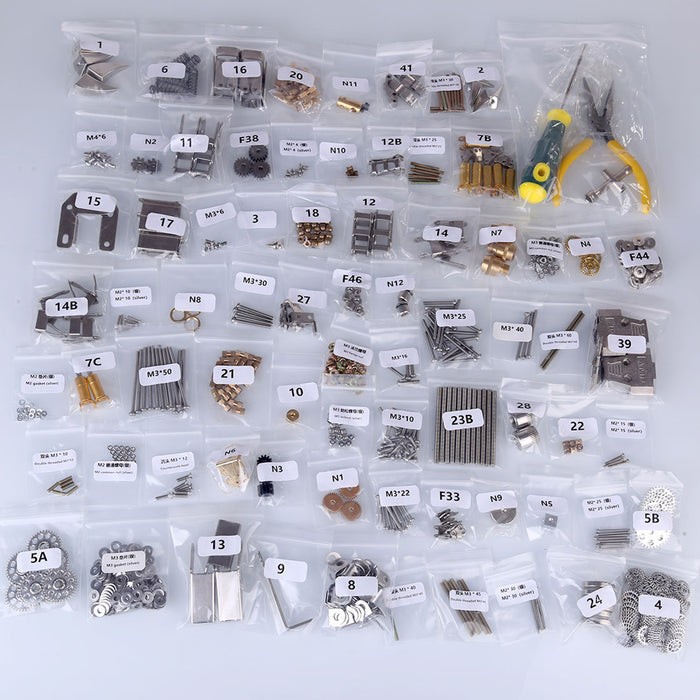 DIY 3D Metal Mechanical Magnetic Mecha Puzzle Assembly Model Kit