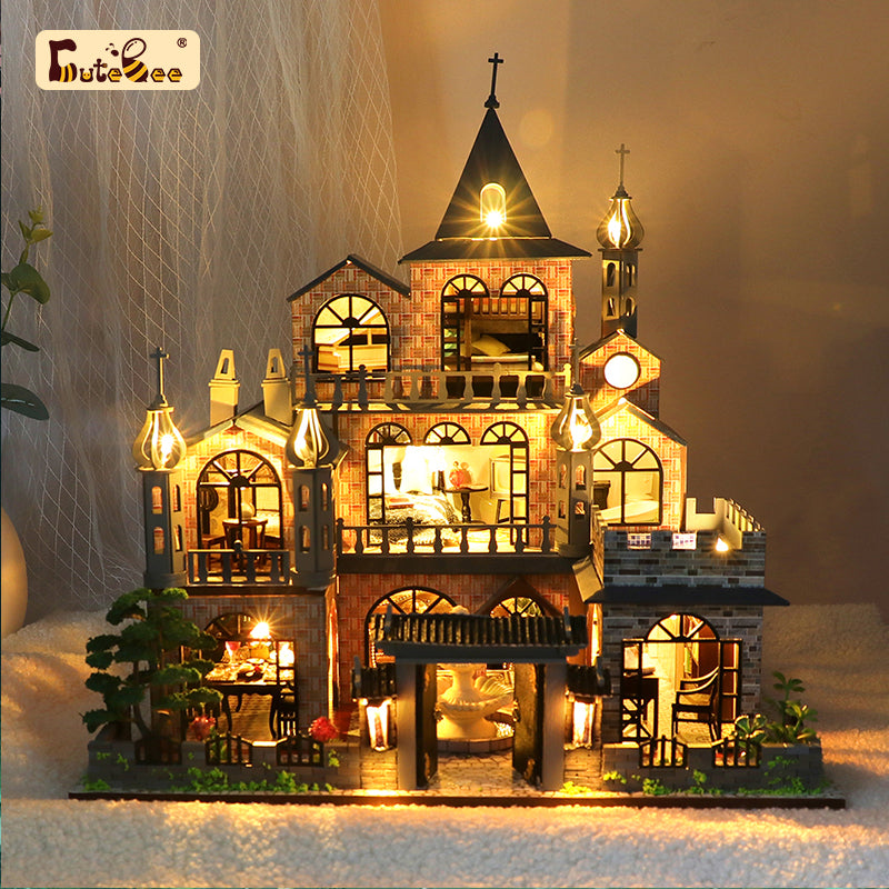 PUUZZLE 1:24 DIY Dollhouse Kit ( DREAMS COME TRUE)