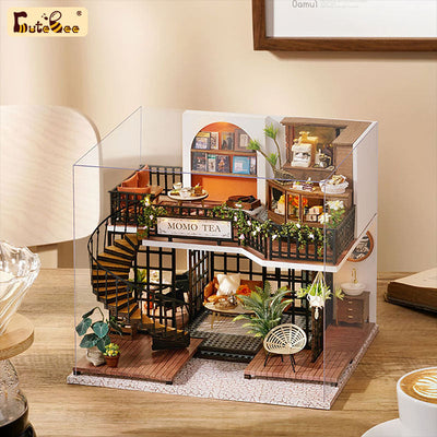 PUUZZLE 1: 24 DIY Dollhouse Kit (Forest Teashop )