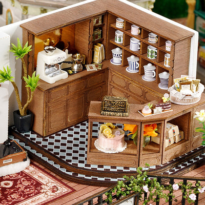 PUUZZLE 1: 24 DIY Dollhouse Kit (Forest Teashop )