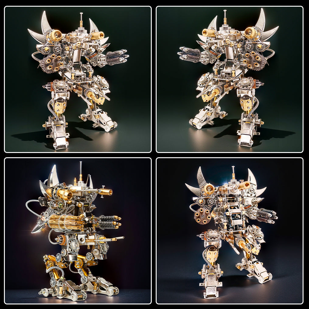 DIY 3D Metal Mechanical  Magnetic Mecha Puzzle Assembly Model Kit