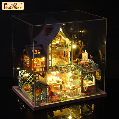 PUUZZLE 1:24 DIY Dollhouse Kit ( Jungle Resort)