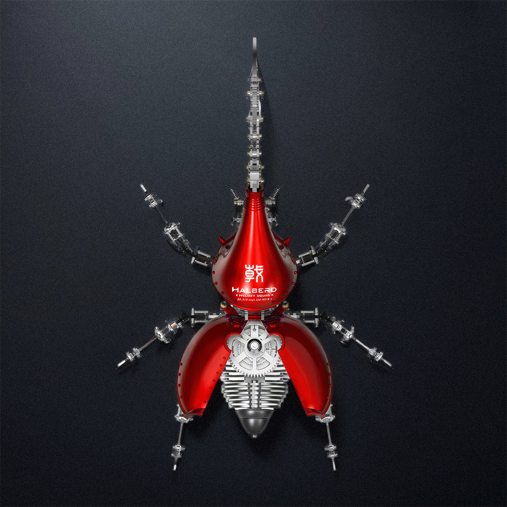 DIY 3D Beetle with Long Horn Metal Model Puzzles Kits