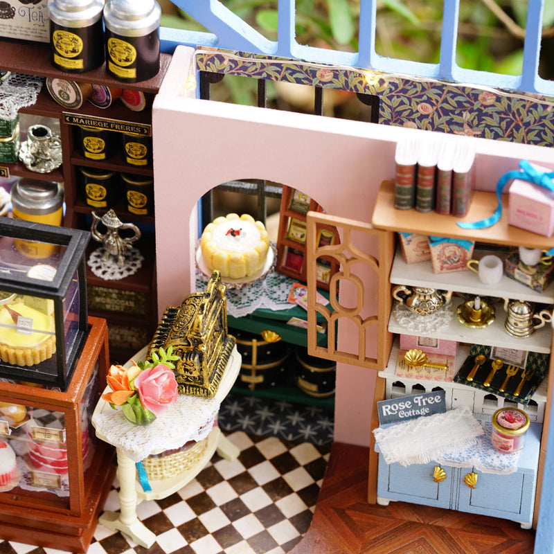 PUUZZLE 1: 24 DIY Dollhouse Kit (Rose Garden Tea House)