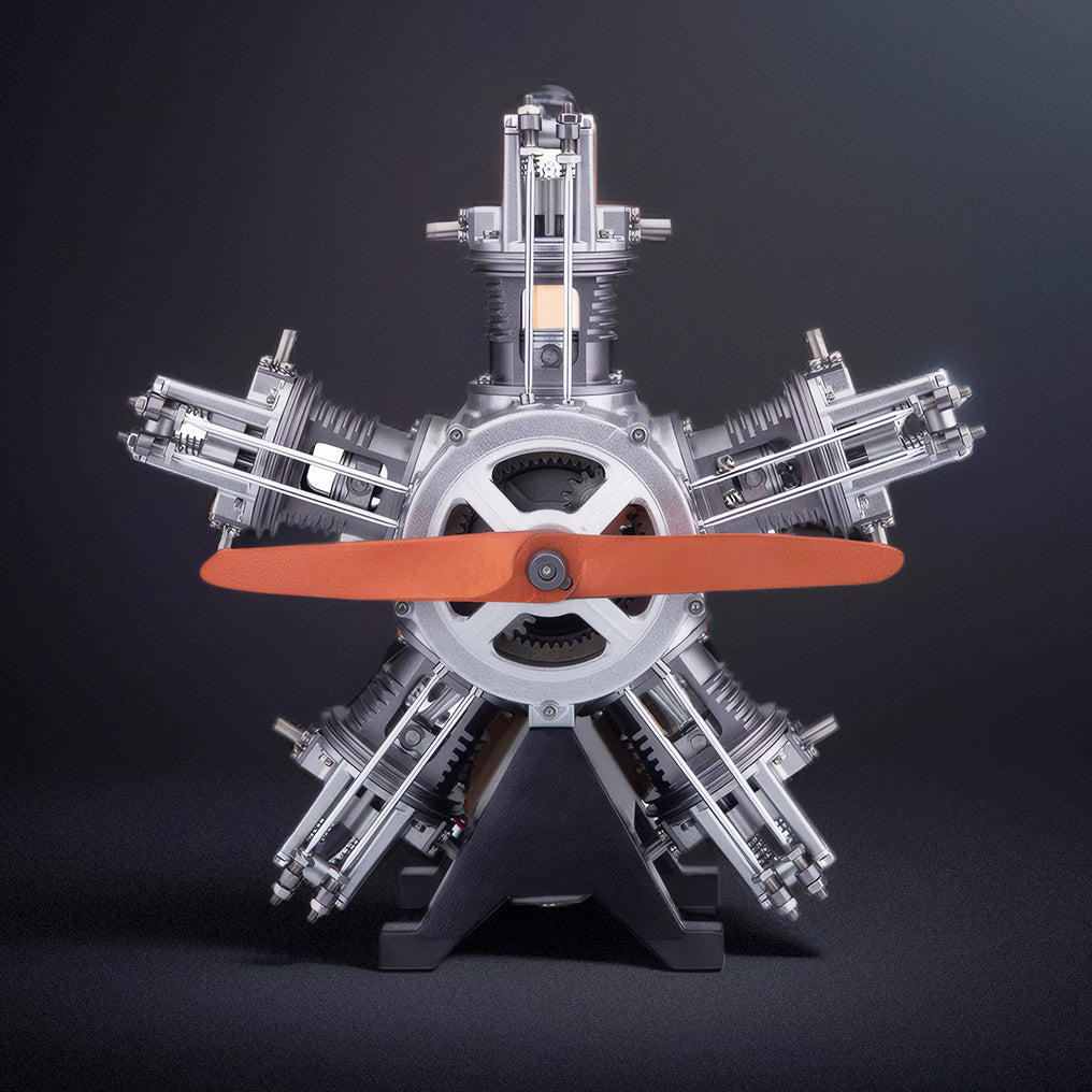 PUUZZLE™ | DIY 1/6 Full Metal 5 Cylinder Radial Engine Model Kit