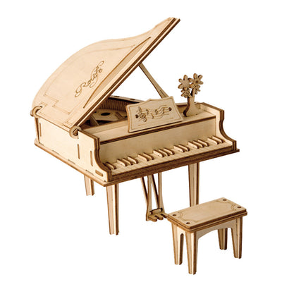 PUUZZLE  Grand Piano TG402 3D Wooden Puzzle