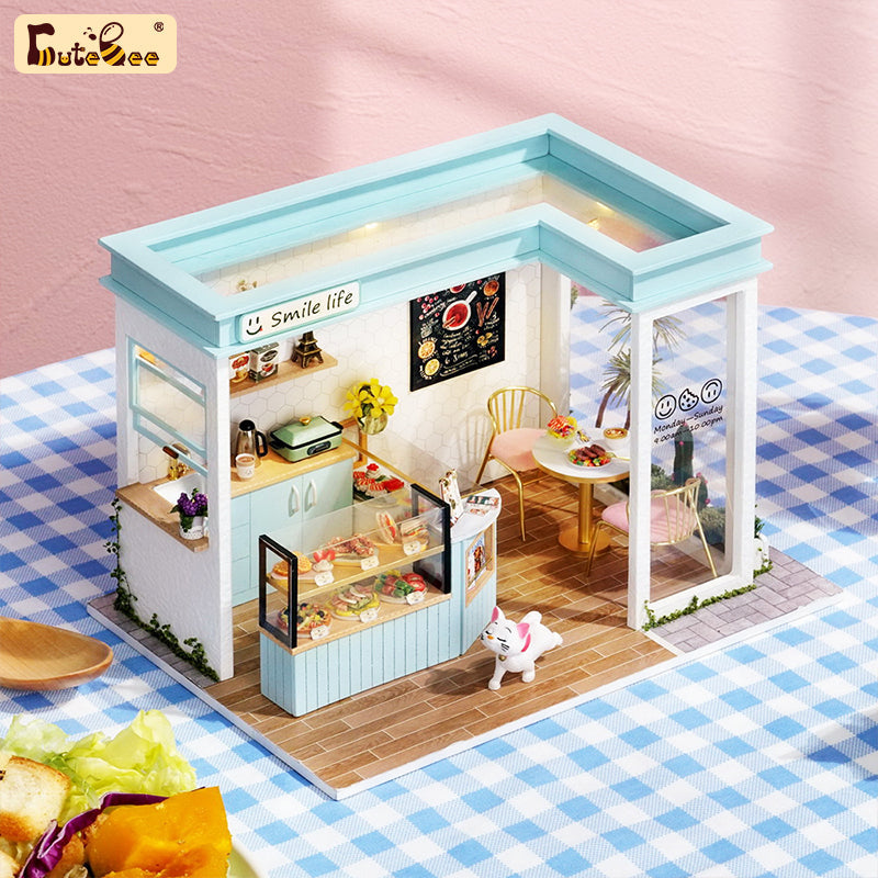 PUUZZLE 1: 24 DIY Dollhouse Kit (Happy Shop Series)