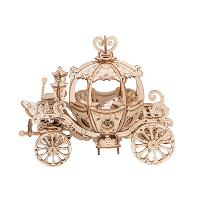 PUUZZLE  Pumpkin Carriage TG302 3D Wooden Puzzle