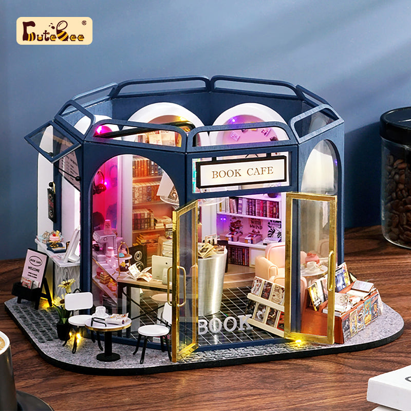 PUUZZLE 1:24 Dollhouse Kit (Book Cafe)