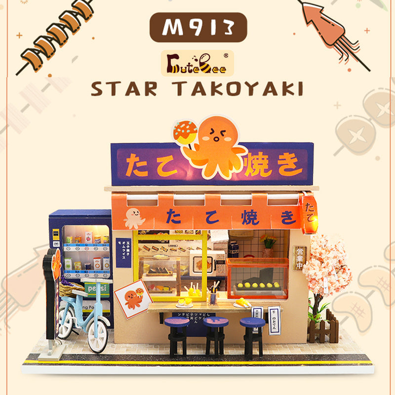 PUUZZLE 1: 24 DIY Dollhouse Kit (Star Takoyaki)