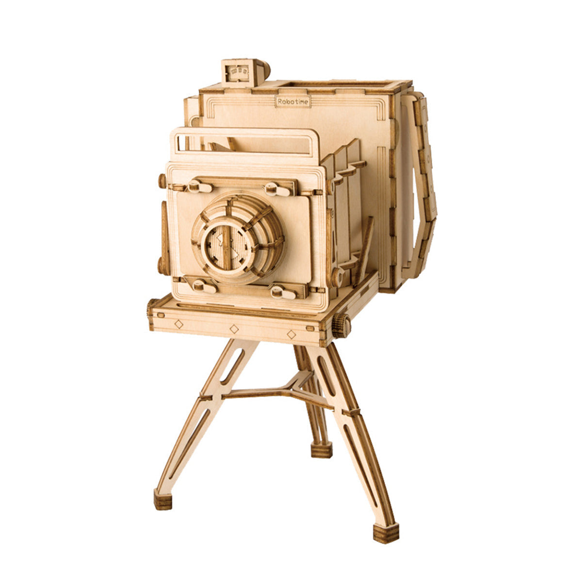 PUUZZLE  Vintage Camera TG403 3D Wooden Puzzle