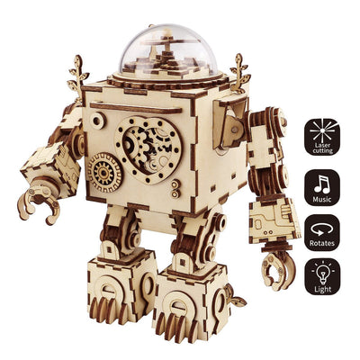 PUUZZLE Orpheus AM601 - Robotime DIY Steampunk Music Box