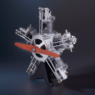 PUUZZLE™ | DIY 1/6 Full Metal 5 Cylinder Radial Engine Model Kit