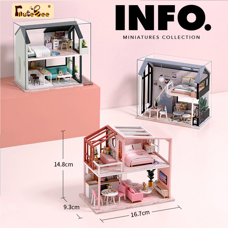 PUUZZLE 1:24 DIY Dollhouse Kit (Apartment)