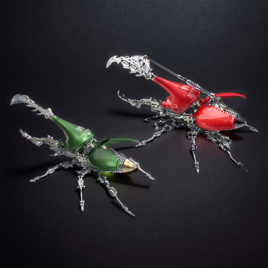 DIY 3D Beetle with Long Horn Metal Model Puzzles Kits