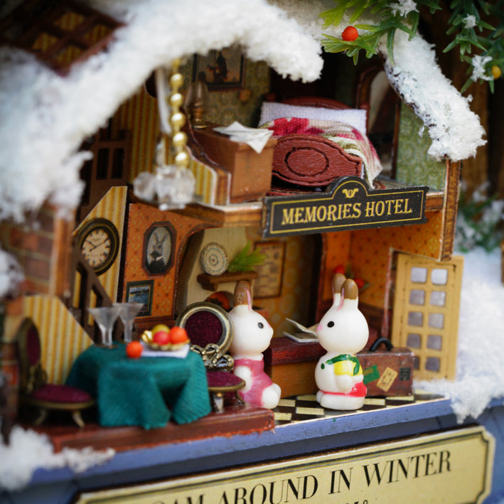 PUUZZLE 1: 24 DIY Dollhouse Kit（Box theater ）