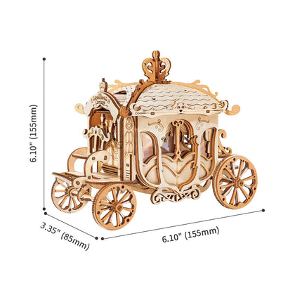 PUUZZLE  Classic Carriage TG506 - Modern 3D Wooden Puzzle