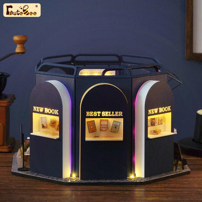 PUUZZLE 1:24 Dollhouse Kit (Book Cafe)