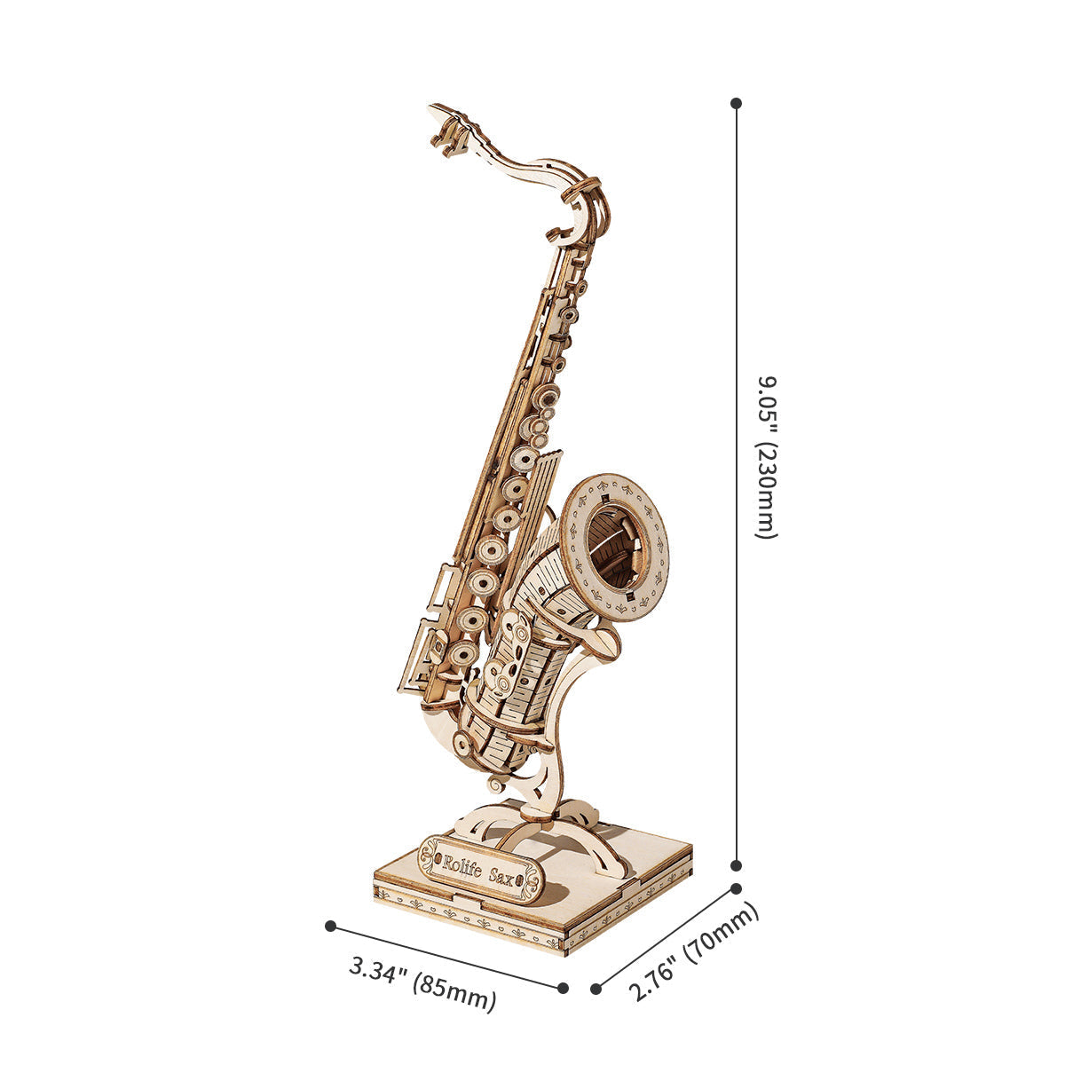 PUUZZLE  Saxophone TG309 3D Wooden Puzzle