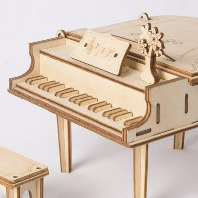 PUUZZLE  Grand Piano TG402 3D Wooden Puzzle