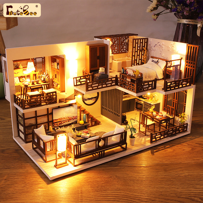 PUUZZLE 1: 24 DIY Dollhouse Kit（Quiet Time）