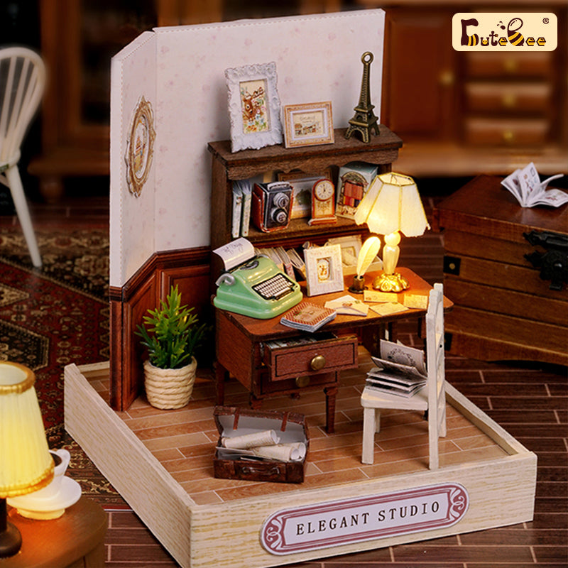 PUUZZLE 1: 24 DIY Dollhouse Kit( Corner of happiness)