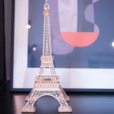 PUUZZLE  Eiffel Tower TG501 Architecture 3D Wooden Puzzle