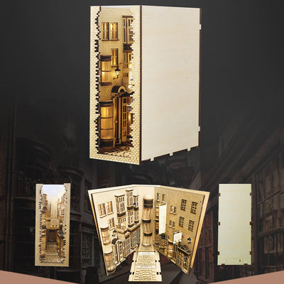 PUUZZLE DIY Booknook Kit(Mysterious Ancient Street)