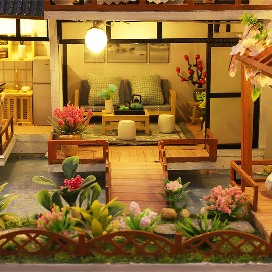 PUUZZLE 1: 24 DIY Dollhouse Kit (Bamboo Courtyard )