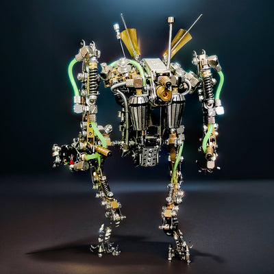 DIY XIA-A Metal Future Mech Model with Articulated Joints & Lights