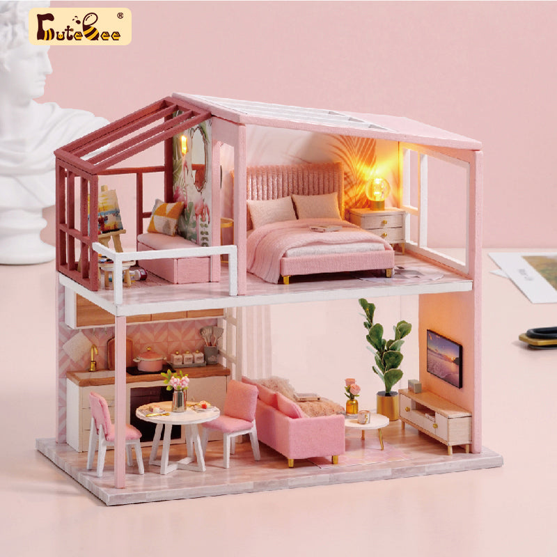 PUUZZLE 1:24 DIY Dollhouse Kit (Apartment)