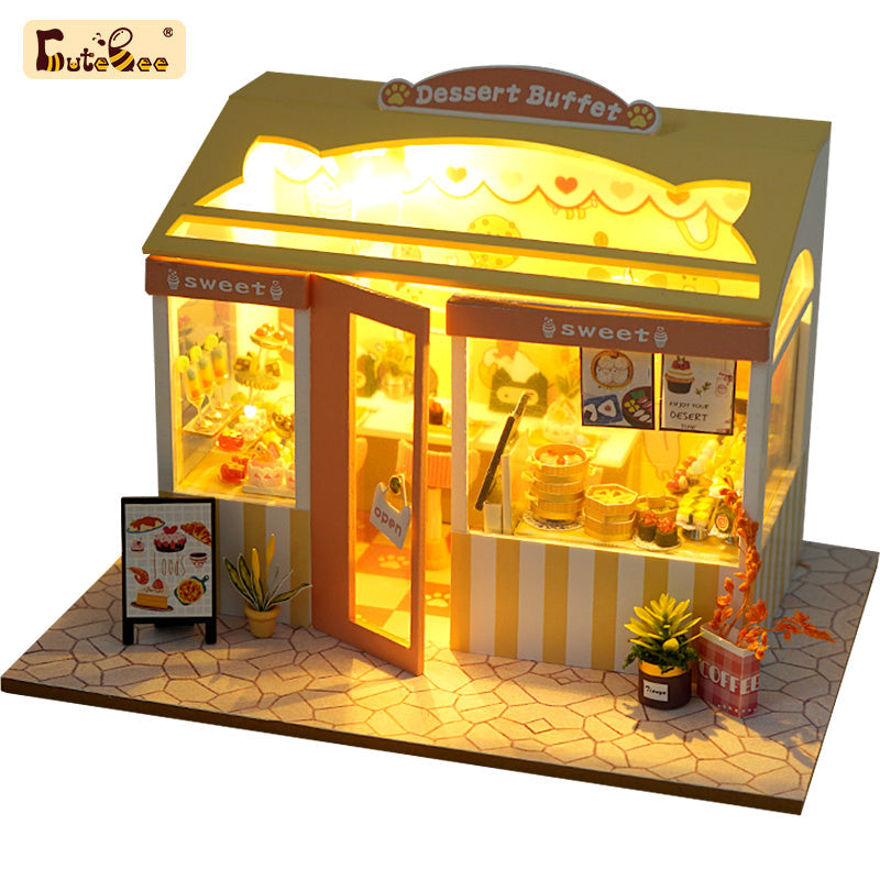 PUUZZLE 1:24 DIY Dollhouse Kit ( Dream shop 1)