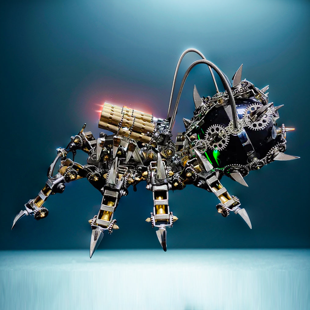 DIY 3D Metal Tarantula with Black Speaker Puzzle Model Kit 1000+PCS