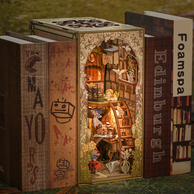 PUUZZLE DIY Booknook Kit (Elves Paradise)