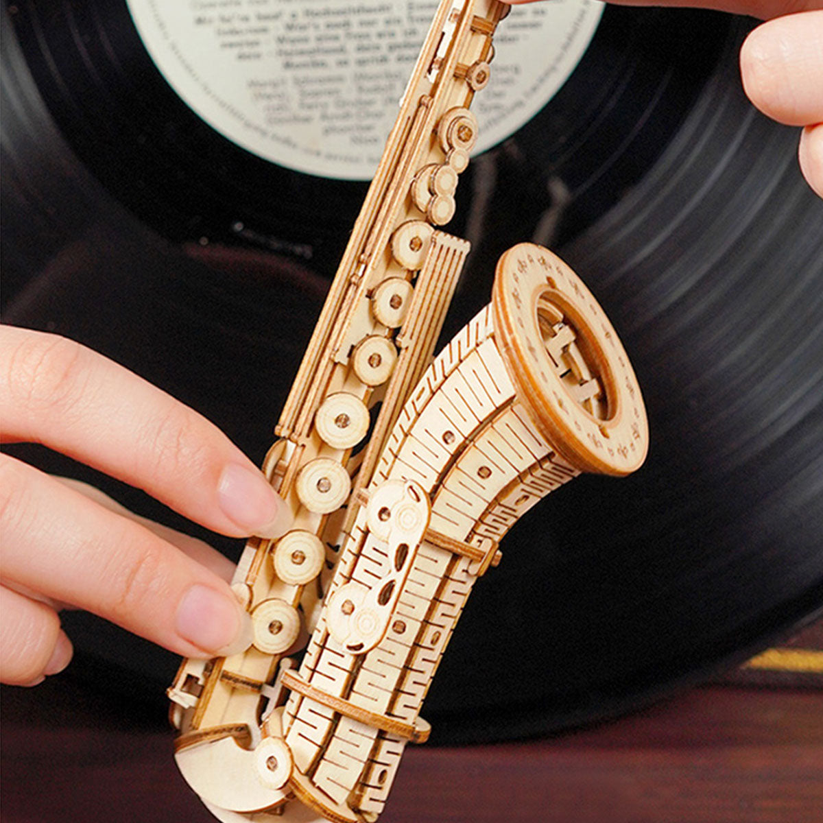 PUUZZLE  Saxophone TG309 3D Wooden Puzzle