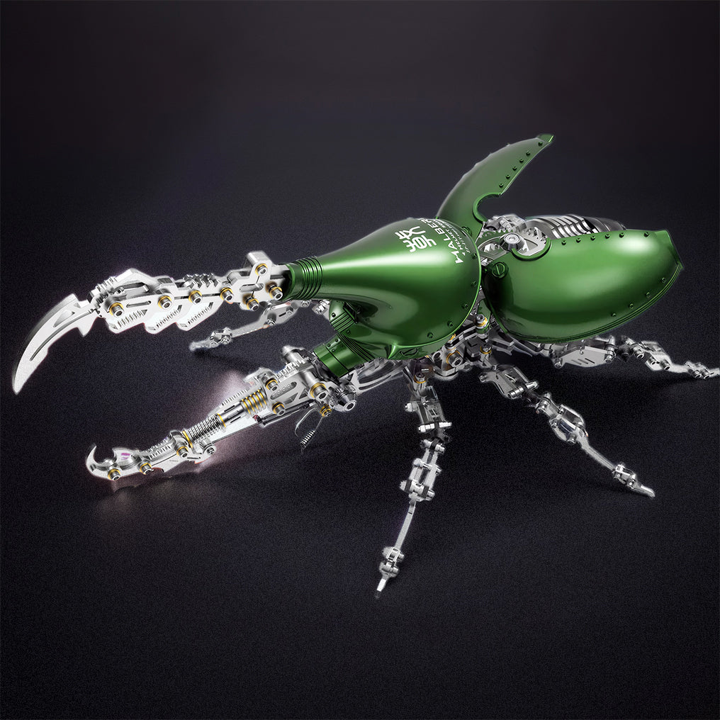 DIY 3D Beetle with Long Horn Metal Model Puzzles Kits