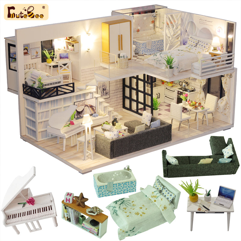 PUUZZLE 1: 24 DIY Dollhouse Kit (Happy Time)