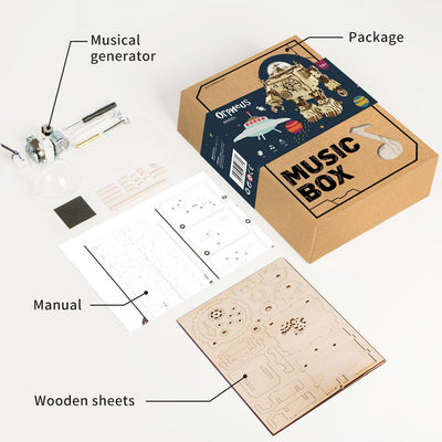 PUUZZLE Orpheus AM601 - Robotime DIY Steampunk Music Box