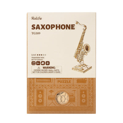 PUUZZLE  Saxophone TG309 3D Wooden Puzzle