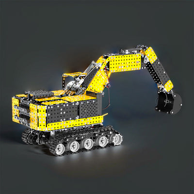 DIY 3D Metal Simulation of Alloy RC Excavator 2.4G 12CH Model Puzzle Kit-2544PCS