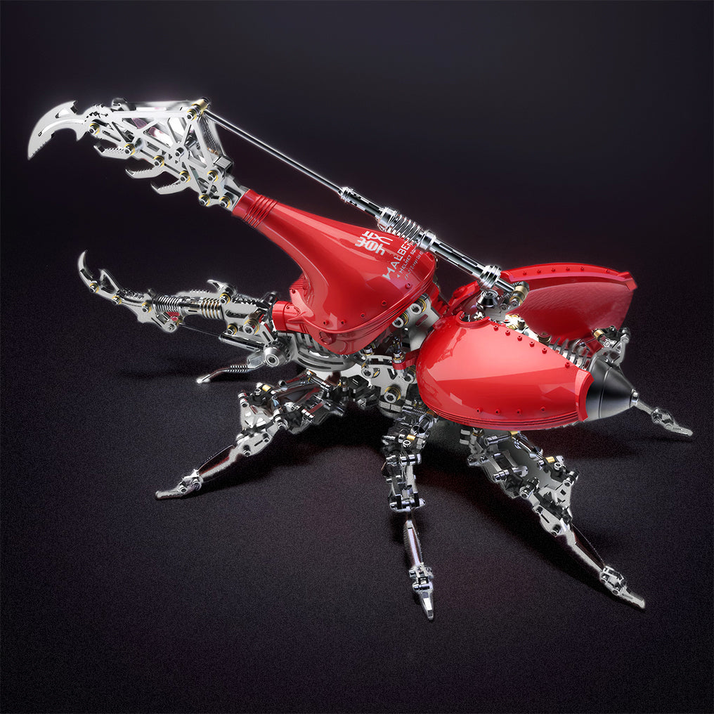 DIY 3D Beetle with Long Horn Metal Model Puzzles Kits