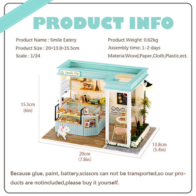 PUUZZLE 1: 24 DIY Dollhouse Kit (Happy Shop Series)