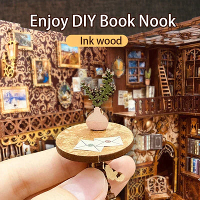 PUUZZLE DIY Booknook Kit (Eternal Bookstore)