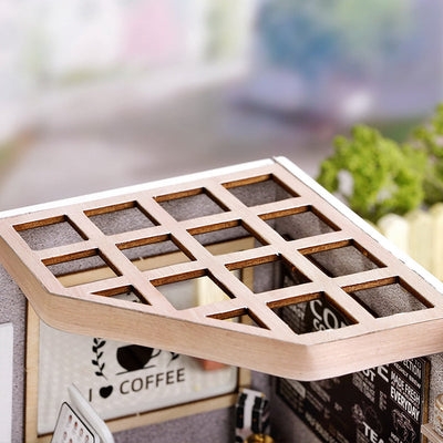 PUUZZLE 1: 24 DIY Dollhouse Kit (Leisurely coffee shop)