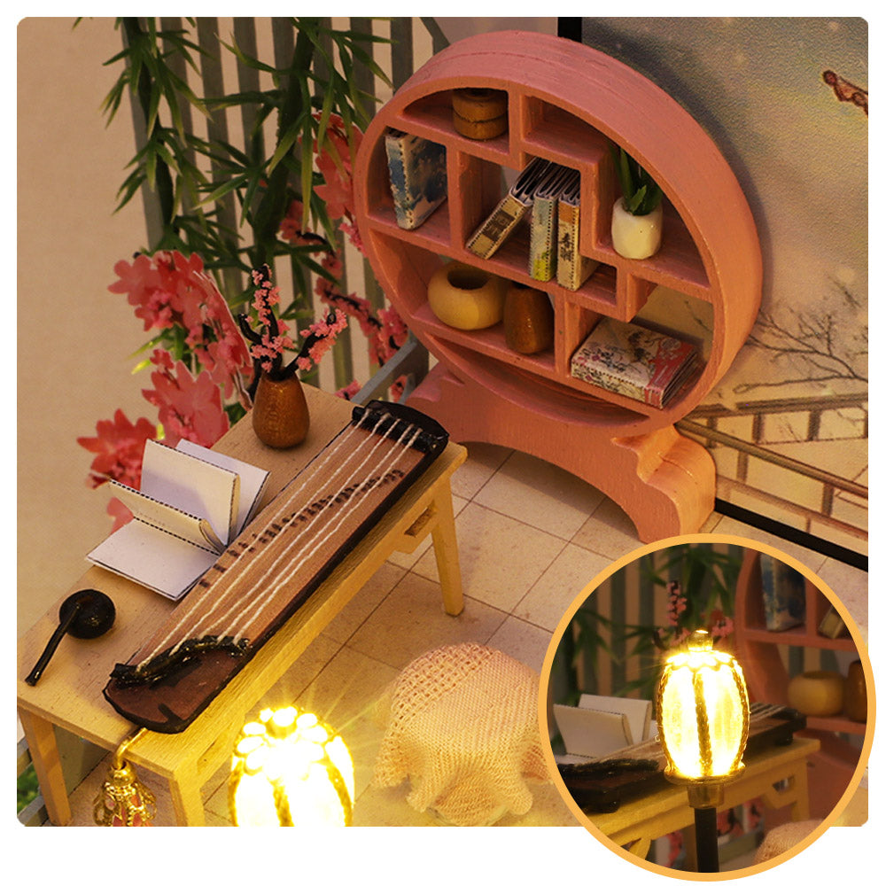 PUUZZLE 1: 24 DIY Dollhouse Kit (Guqin Pavilion)