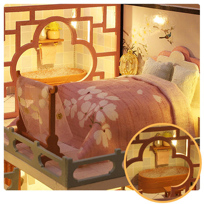 PUUZZLE 1: 24 DIY Dollhouse Kit (Guqin Pavilion)