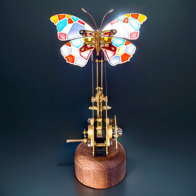 DIY 3D Flying Butterfly Dynamic Mechanical Crafts Mystery Aircraft Model Kit