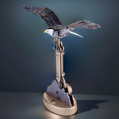 DIY 3D Bald Eagle Model Kit - Haliaeetus Leucocephalus with Flying and Flapping Wings